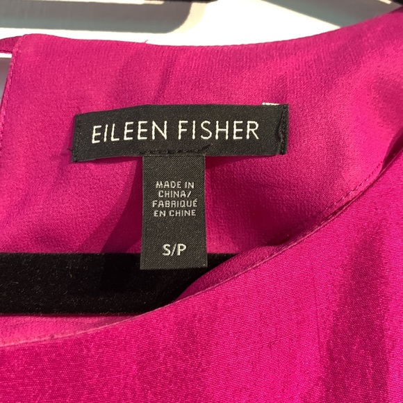 Eileen Fisher pink silk blouse - Picture 2 of 7